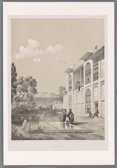 Arg Bahçesinden Görünüm, Karim Khan Palais de l