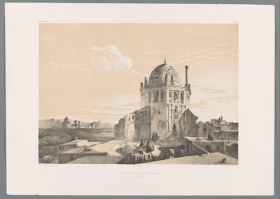 Sultaniye'deki Şah Khoda camisi Sultany'deki Chah-Khodah-Bendèh Camii (nesne üzerindeki başlık) İran manzaraları (dizi başlığı) Farsça modern (dizi başlığı) by Eugene Flandin
