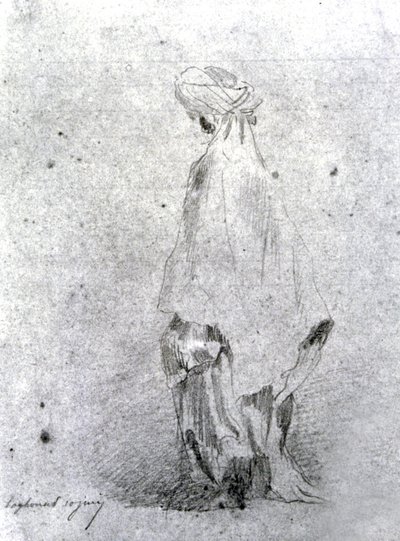 Laghouat, Cezayir#39;deki kadın by Eugène Fromentin