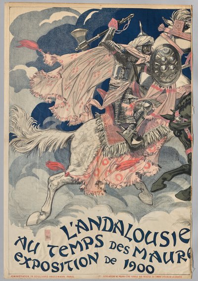 Moors Zamanında Endülüs (sol taraf) by Eugene Grasset