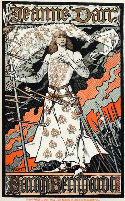 Edebiyat. Tiyatro. Joan of Arc, Charles Peguy tarafından oynayın. Sarah Bernhardt, Fransa