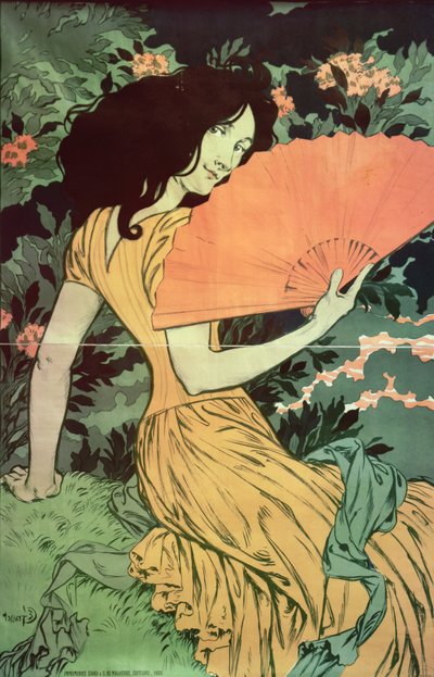 Hayranı olan kadın, 1900 by Eugene Grasset