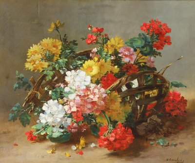Çiçek Çalışması by Eugene Henri Cauchois