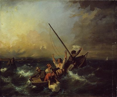 gemi enkazı by Eugene Isabey