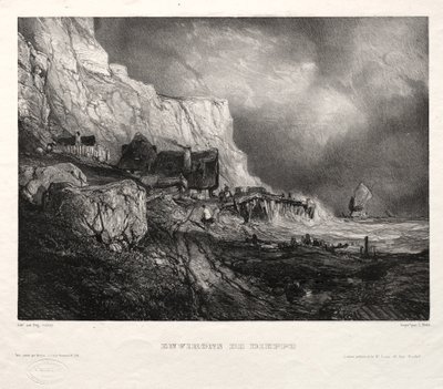 Altı Deniz Piyadesi: Dieppe Çevresi by Eugene Isabey