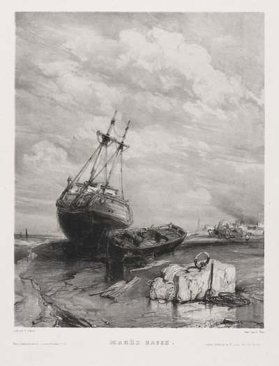Altı Deniz Piyadesi: Alçak Gelgit by Eugene Isabey