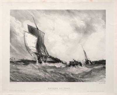 Altı Deniz Piyadesi: Limana Dönüş, 1833. by Eugene Isabey