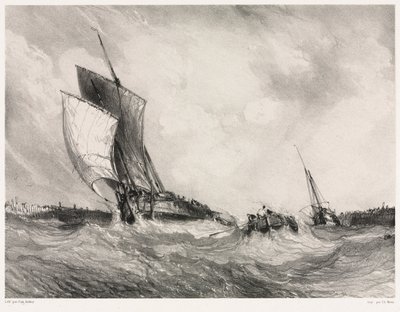 Altı Deniz Piyadesi: Limana Dönüş, 1833. by Eugene Isabey