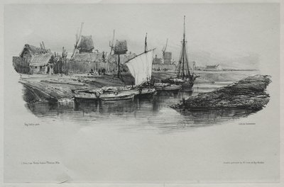 Hatıra Eşyası: Kanal Bankası by Eugene Isabey