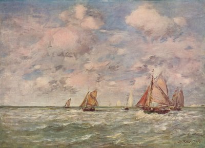 Bir Deniz Manzarası, c1850 by Eugene Louis Boudin