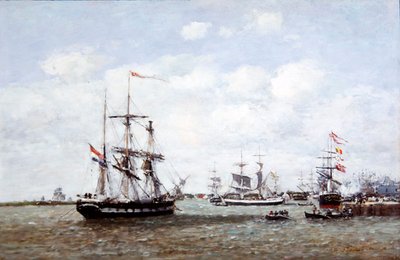 Anvers, Liman by Eugene Louis Boudin