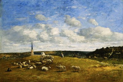 Deauville, 1870-1874 by Eugene Louis Boudin