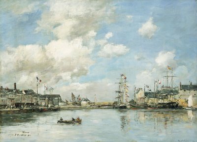 Fecamp, Havza, 1892 by Eugene Louis Boudin
