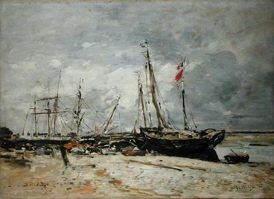 Le Crotoy by Eugene Louis Boudin
