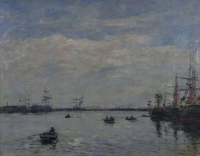Le Havre, 1888 by Eugene Louis Boudin