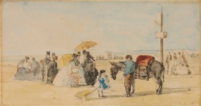 Sahilde, 1866 by Eugene Louis Boudin