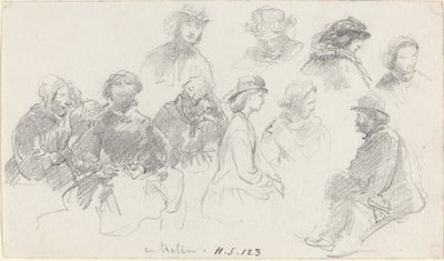 Gemideki Yolcular, 19. yüzyılın sonlarında. by Eugene Louis Boudin