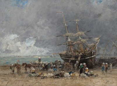 Terre-Neuvier'in Dönüşü by Eugene Louis Boudin