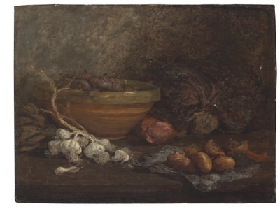Soğanlı natürmort, c.1853-56 by Eugene Louis Boudin