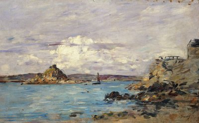 "Douarnenez Körfezi" için Çalışma, c.1895-97 by Eugene Louis Boudin