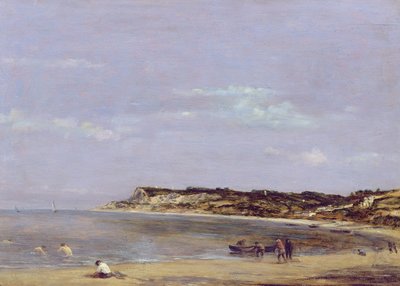 La Heve Sahili, 1856 by Eugene Louis Boudin