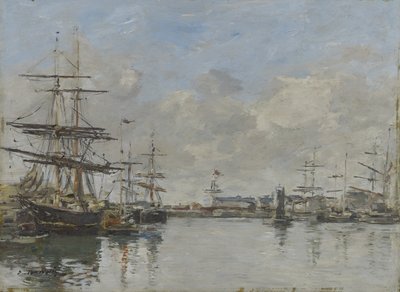 Le Havre Limanı, c.1885-90 by Eugene Louis Boudin
