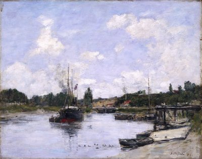 Liman, Saint-Valery-sur-Somme, 1892 by Eugene Louis Boudin