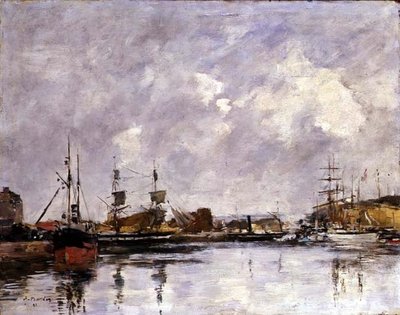 Dunkirk Limanı by Eugene Louis Boudin