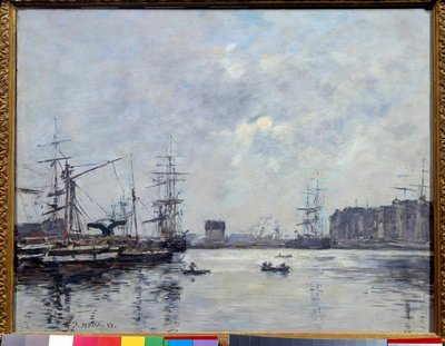 Barın Le Havre havzasının limanı. Eugene Louis Boudin