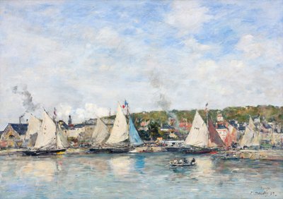 Trouville limanı, 1893. by Eugene Louis Boudin