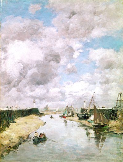 Trouville, 1884 by Eugene Louis Boudin