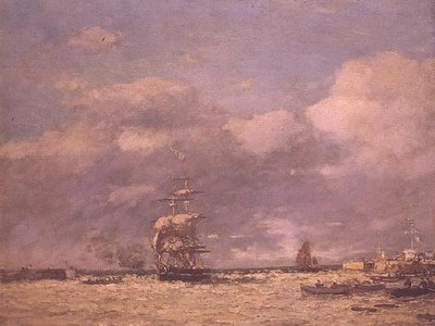 Bilinmeyen resim by Eugene Louis Boudin