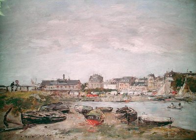 Limanın Görünümü, Trouville by Eugene Louis Boudin