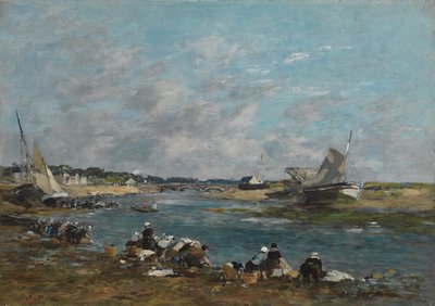 Touques Nehri Kıyısında Çamaşırcı Kadınlar; La Touques