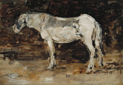 Beyaz At, c.1885-90 by Eugene Louis Boudin