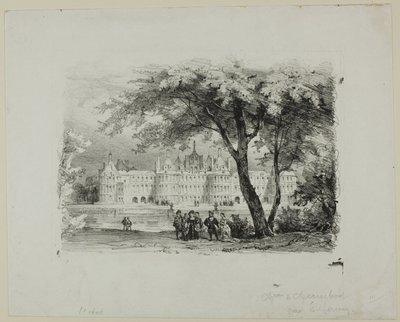 Chambord Kalesi by Eugene Louis Lami