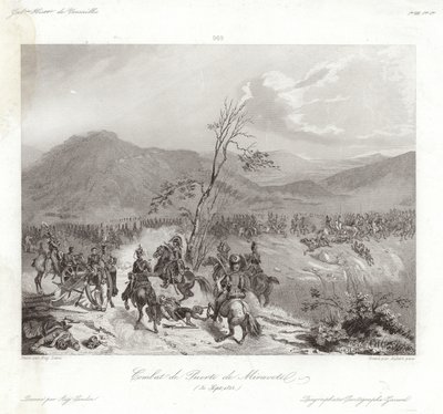 Puerto de Miravete Savaşı by Eugene Louis Lami