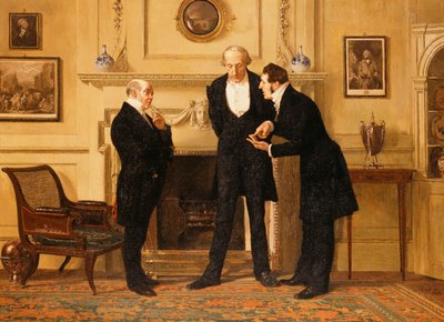 İç Mekandaki Figürler, by Eugene Louis Lami