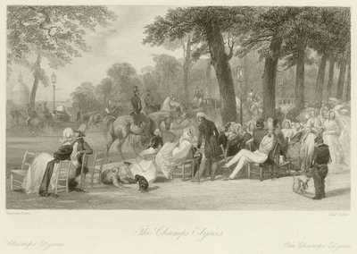 Champs Elysees by Eugene Louis Lami