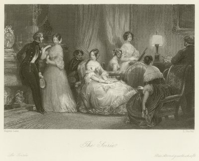 The Soiree  by Eugene Louis Lami
