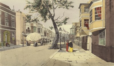 Küçük bir eyalet kasabası by Eugene Louis after Lami