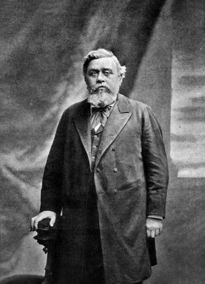 Armand Fallieres (1841-1932) 1899-1906 yıllarında Fransız senatosu başkanlığı ve 1906-1913 yıllarında Fransız cumhuriyeti başkanlığı by Eugene Pirou