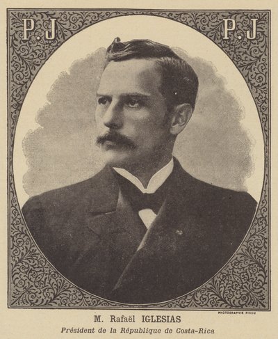 Kosta Rika Cumhurbaşkanı Rafael Iglesias by Eugene Pirou