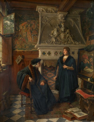 Erasmus ve Quinten Massijs by Eugene Siberdt