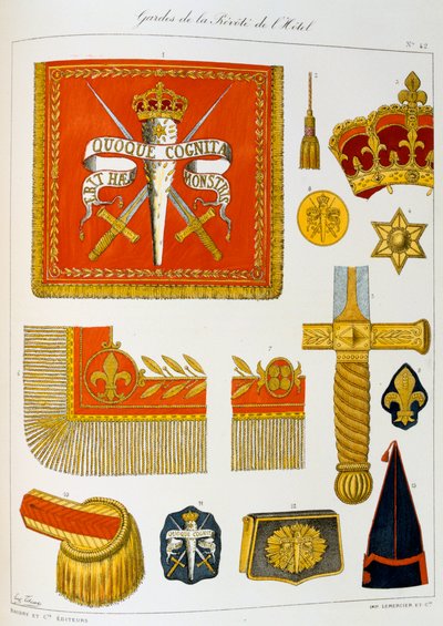 Otel Provost Muhafızları, Insignia by Eugene Titeux
