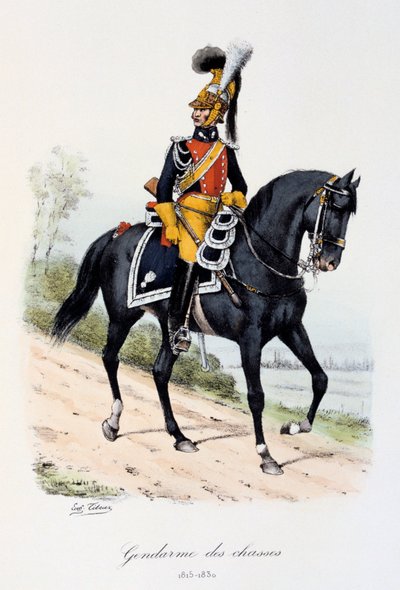Jandarma des Chasses, 1815-30 by Eugene Titeux