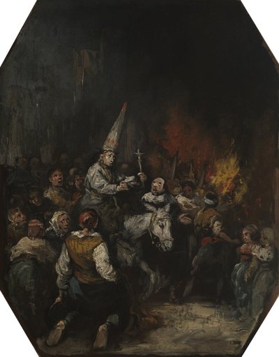 Engizisyon tarafından mahkum edildi, yaklaşık 1860 by Eugenio Lucas Velázquez