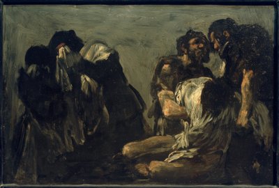 Rachel ve kardeşler Jakobs by Eugenio Lucas Velázquez