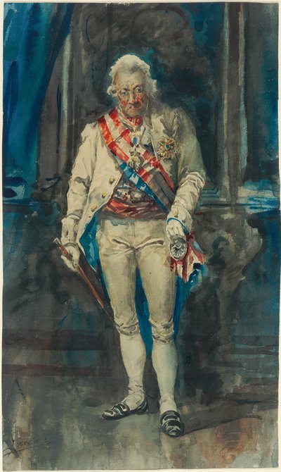 İspanya Kralı Charles IV by Eugenio Lucas y Padilla