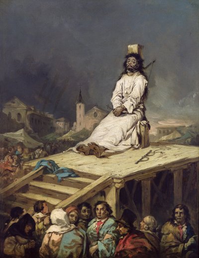 Garrotte by Eugenio Lucas y Padilla